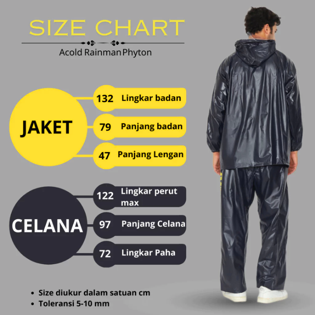 Size Chart Rainman Phyton